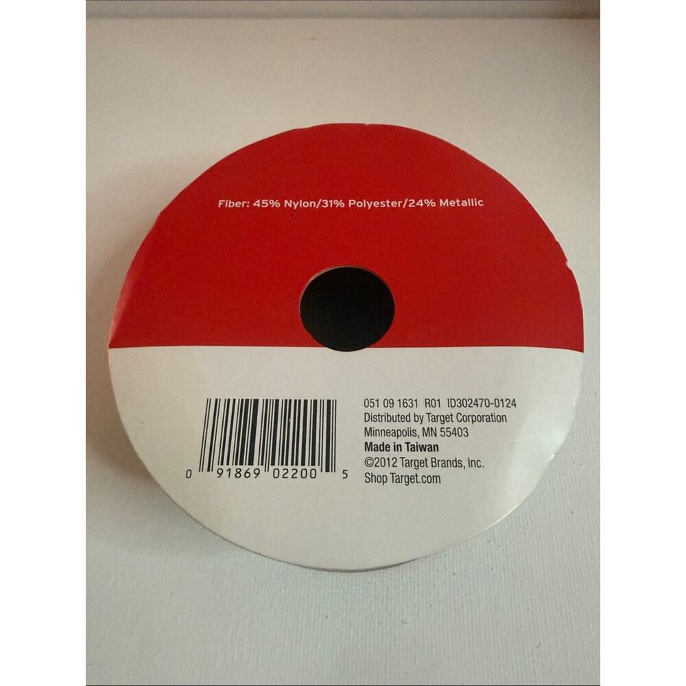 Silver Metallic Ribbon on Red Spool - Picture 4 of 4